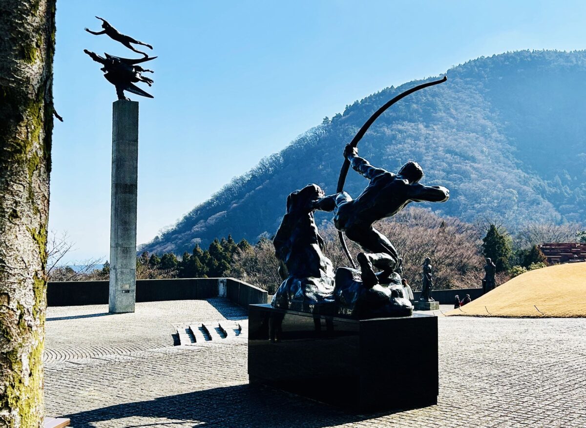 彫刻の森美術館『弓を引くヘラクレス―大』エミール=アントワーヌ・ブールデル