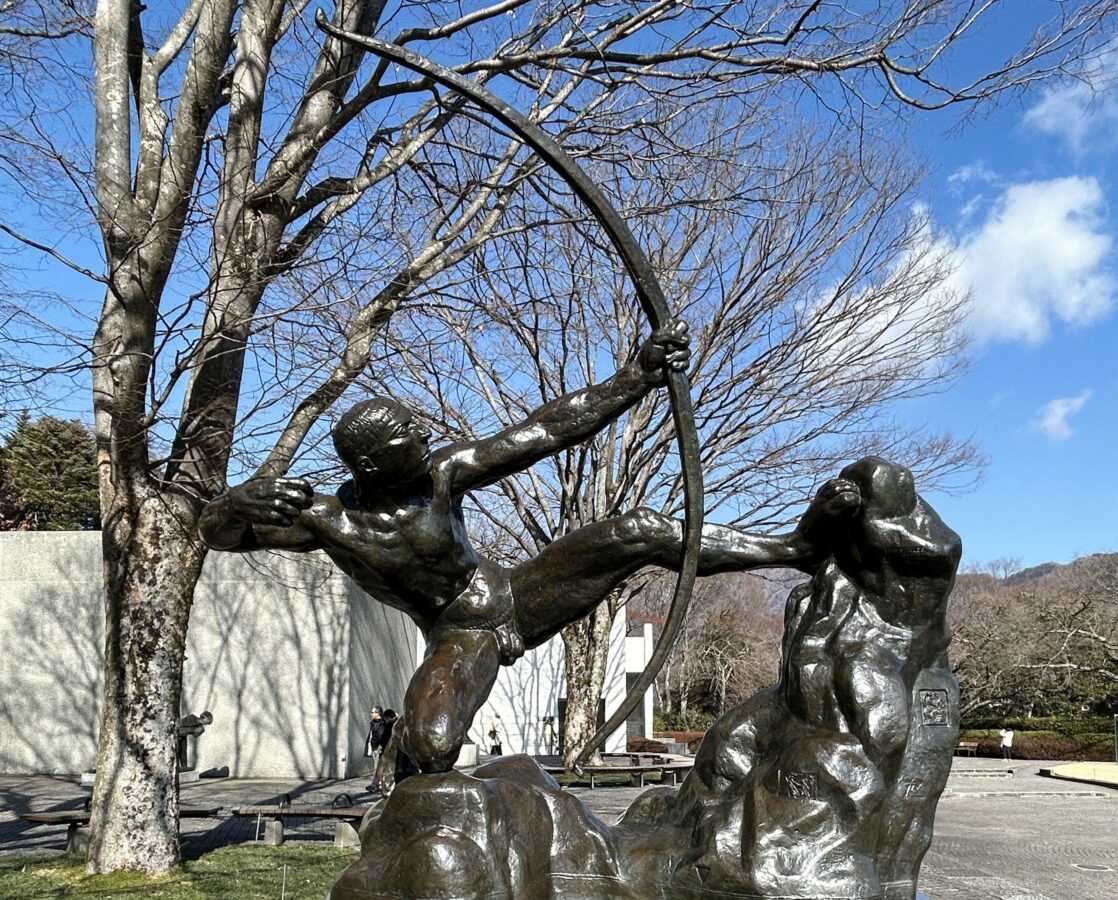 彫刻の森美術館『弓を引くヘラクレス―大』エミール=アントワーヌ・ブールデル