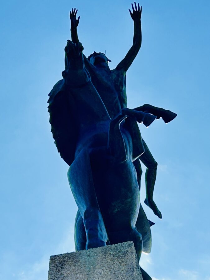 彫刻の森美術館『人とペガサス』カール・ミレス