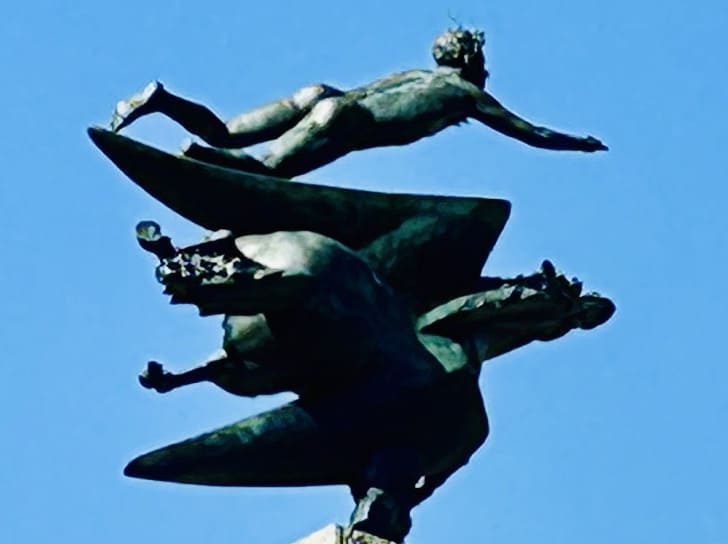 彫刻の森美術館『人とペガサス』カール・ミレス